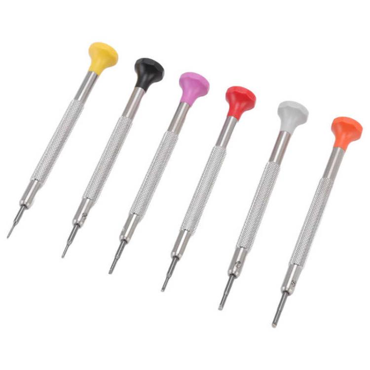 6pcs / Set 0.8-1.8mm Flat Type Screwdriver Watch Repairing Driver Tool by bashfashion