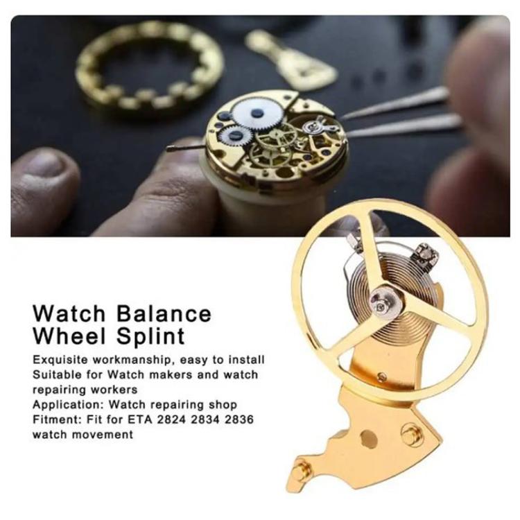 For ETA 2824 2834 2836 Movements Watch Full Balance with Pendulum Cockpit Repair Tool(Gold) by bashfashion