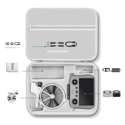 For DJI Flip XFJI Smooth Fly Portable Storage Bag Handheld Shoulder Bag(Gray) by XFJI