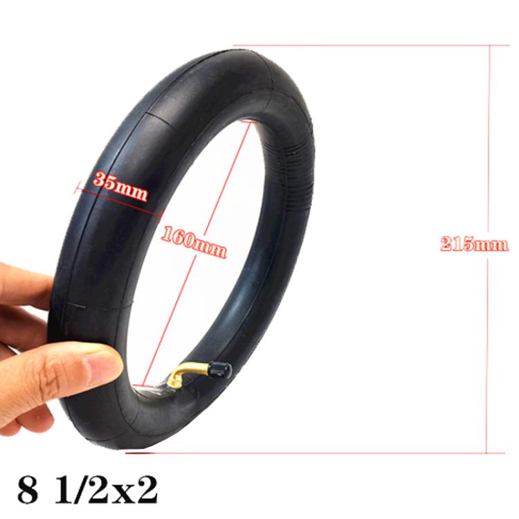8 1 / 2 x 2 For 8.5inch Xiaomi 1S / M365 / PRO Electrical Scooter Inner Tube Accessories, Style: Curved Beak by bashfashion