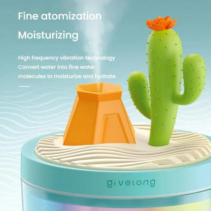 Givelong Mini Portable Landscape Humidifier Plant Pot Hydrator Mister USB Car Spray Aromatherapy Diffuser(Pine Tree) by Givelong