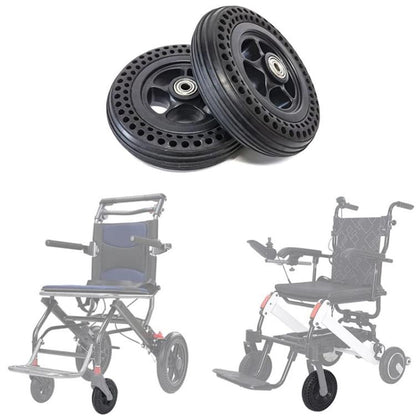 6 x 1 1 / 4 For Sida / Motus Wheelchair 6 inch Pneumatic Front Cellular Solid Tire Whole Wheel by bashfashion