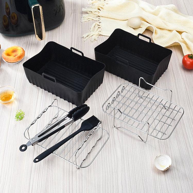 20 In 1 Air Fryer Accessories Set Airfryer Mold Liner Reusable Oven Grill Baking Rack by bashfashion