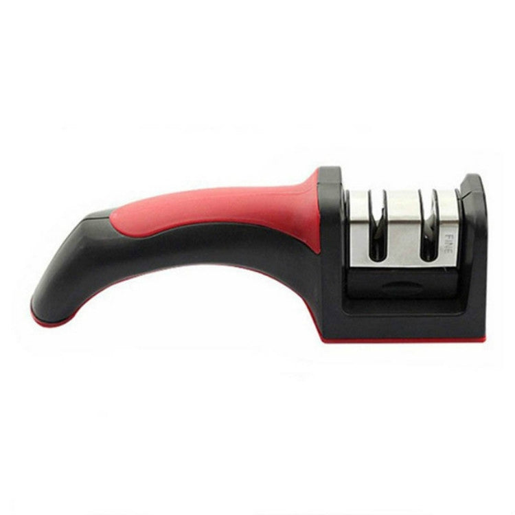 Ceramics Knife Sharpener with Square Handle(Red) by bashfashion