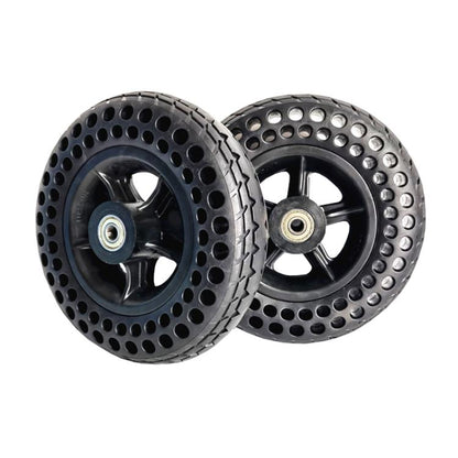 7 x 2 7 Inch Power Wheelchair Front Wheels Pneumatic Free Honeycomb Solid Tire Set Assembly Complete Wheel Set by bashfashion