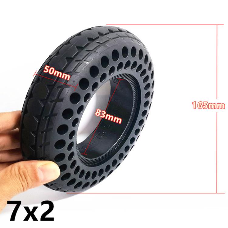 7 x 2 7 Inch Electrical Scooter Wheelchair Vehicle Tire Pneumatic Free Honeycomb Solid Tire by bashfashion