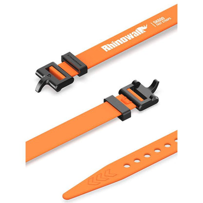 Rhinowalk SK600 60cm Multifunctional Silicone Elastic Straps DIY Tent Straps(Orange) by Rhinowalk