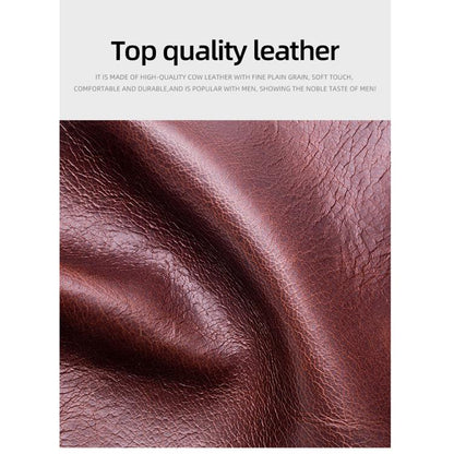 BULL CAPTAIN 0203 RFID Anti-theft Top-layer Cowhide Multiple Card Slots Wallet(Black Vertical) by BULL CAPTAIN