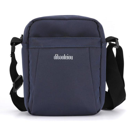 Dibaoleiou Lightweight Multifunction Mobile Phone Bag Men Casual Canvas Bag Shoulder Small Backpack(Blue) by Dibaoleiou
