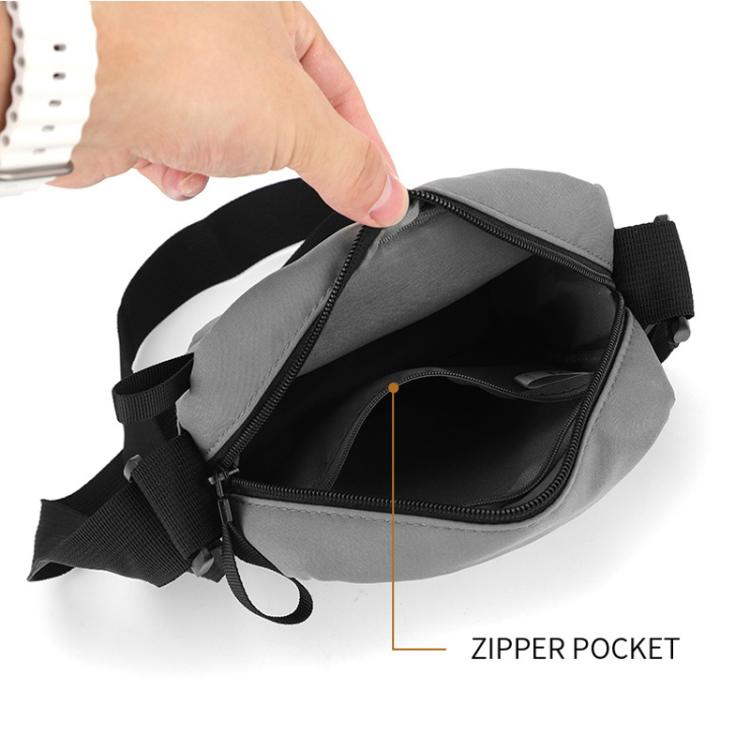 Dibaoleiou Lightweight Multifunction Mobile Phone Bag Men Casual Canvas Bag Shoulder Small Backpack(Blue) by Dibaoleiou