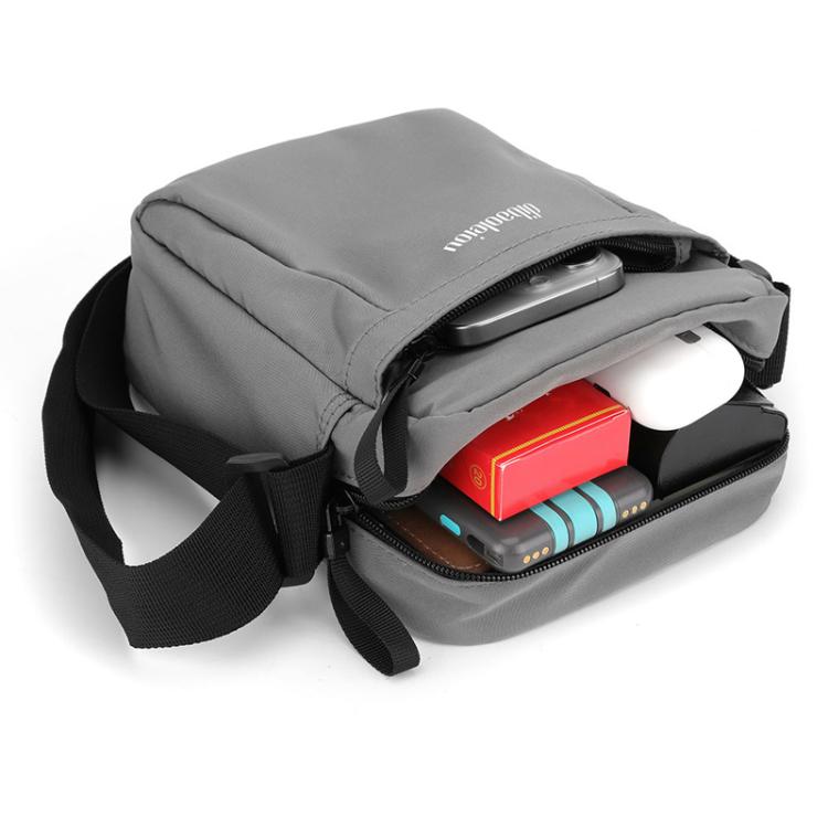 Dibaoleiou Lightweight Multifunction Mobile Phone Bag Men Casual Canvas Bag Shoulder Small Backpack(Black) by Dibaoleiou