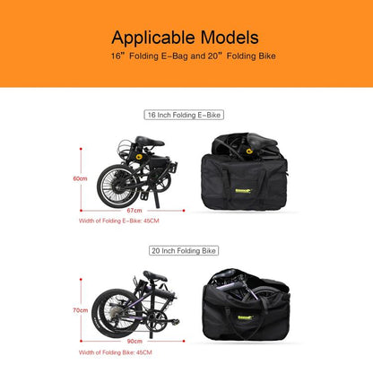 Rhinowalk 16/20 inch Portable Folding Bicycle Loading Bag Bicycle Storage Bag(RF201) by Rhinowalk