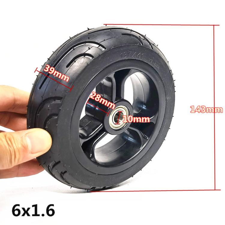 Electrical Scooter / Robot / Construction Vehicle Modified Tire Accessories, Style: 6 x 1.6 8mm by bashfashion