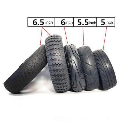 Electrical Scooter / Robot / Construction Vehicle Modified Tire Accessories, Style: 6.5inch Honeycomb 10mm by bashfashion