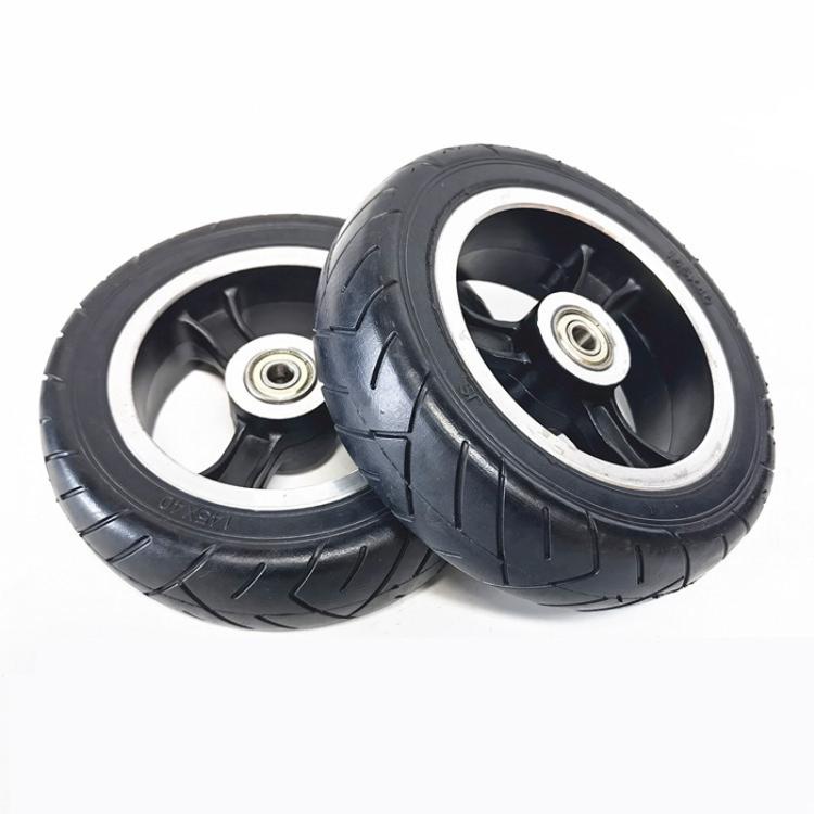 145 x 40 8mm 6 inch Electrical Scooter Rear Wheel Solid Explosion Proof Whole Wheel Assembly Tire by bashfashion