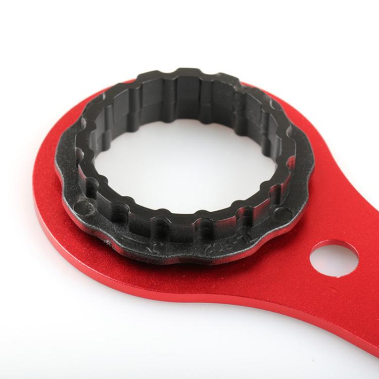 DECKAS DW-018 Aluminum Center Wrench Tool For DUB/TL-FC32/25/24 Multi-Function BB Wrench(Red) by DECKAS
