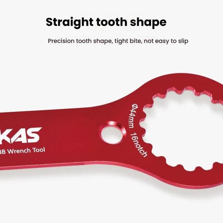 DECKAS DW-018 Aluminum Center Wrench Tool For DUB/TL-FC32/25/24 Multi-Function BB Wrench(Red) by DECKAS