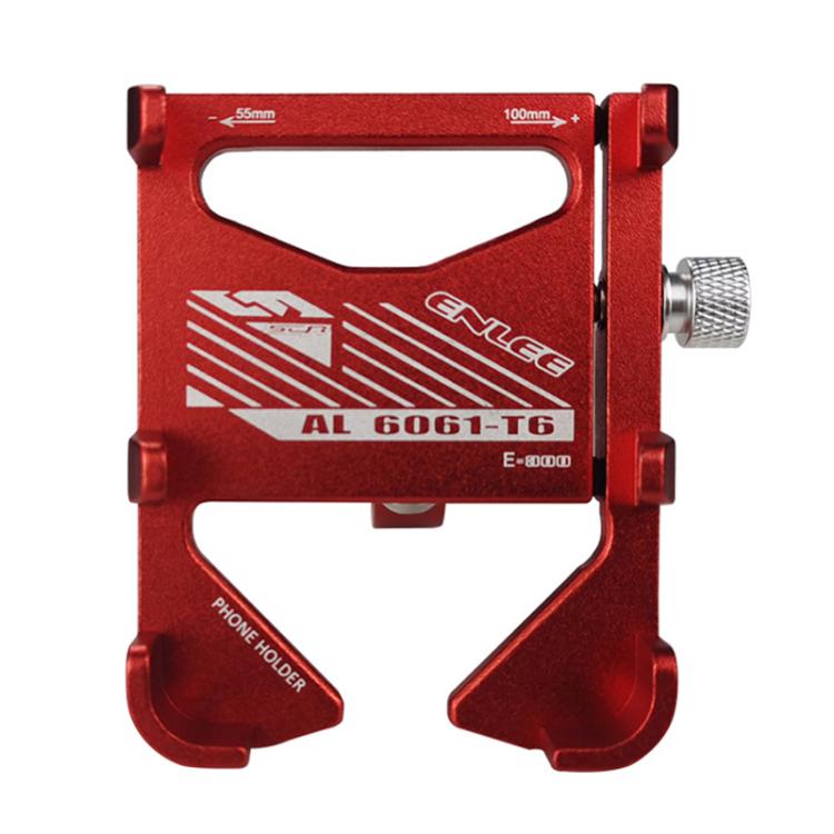 ENLEE E-300 Bicycle Cell Phone Holder Cycling Shockproof Navigation Mount(Red) by ENLEE