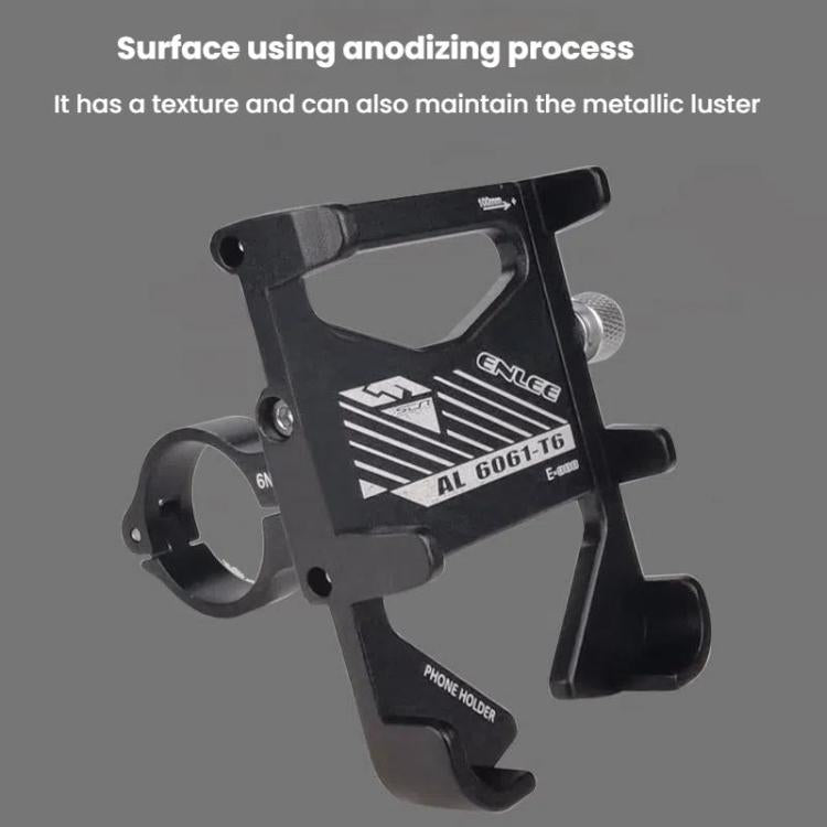 ENLEE E-300 Bicycle Cell Phone Holder Cycling Shockproof Navigation Mount(Black) by ENLEE