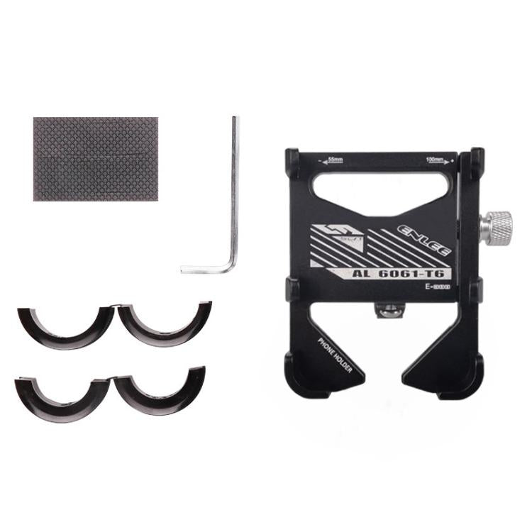 ENLEE E-300 Bicycle Cell Phone Holder Cycling Shockproof Navigation Mount(Black) by ENLEE