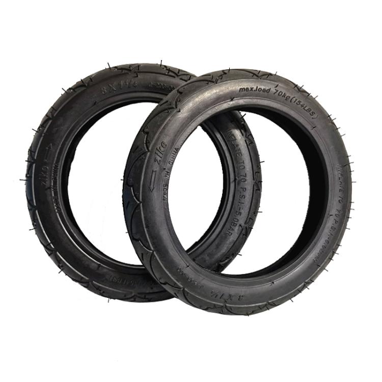 200 X 45 8 Inch Electrical Scooter Tires 8 X 1 1/4 Stroller Tire Accessories, Style: Outer Tire by bashfashion