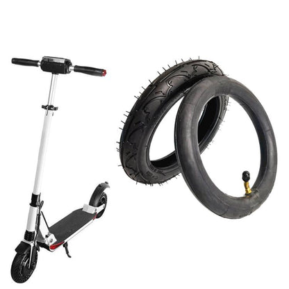 200 X 45 8 Inch Electrical Scooter Tires 8 X 1 1/4 Stroller Tire Accessories, Style: Solid Tire by bashfashion