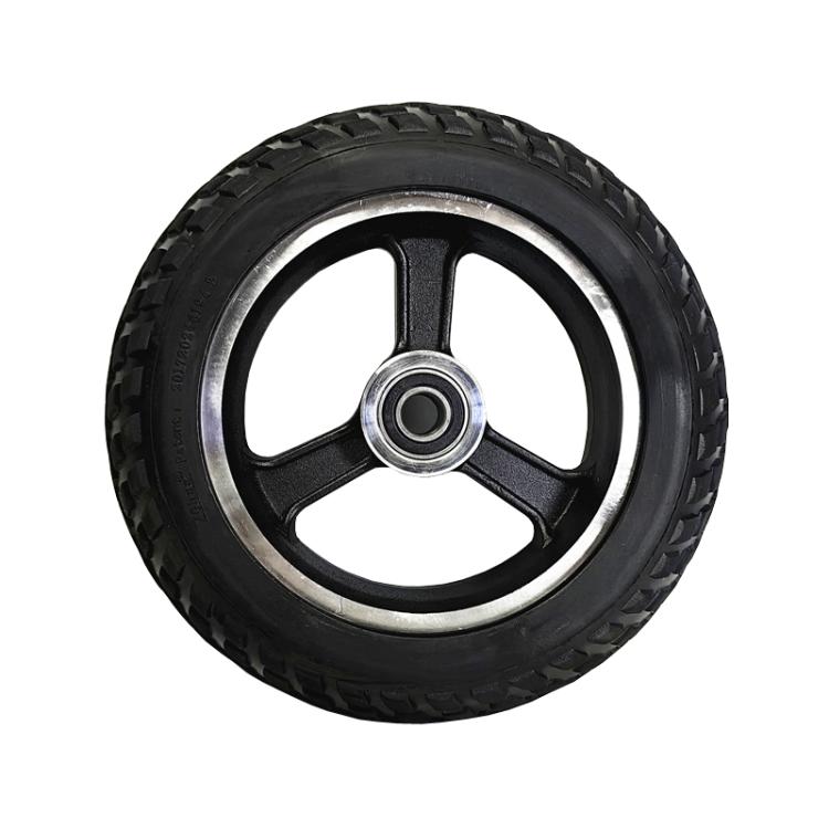 8mm 6inch Electrical Scooter Trolley Wheel 6 x 2 Solid Tires Whole Aluminum Wheels by bashfashion
