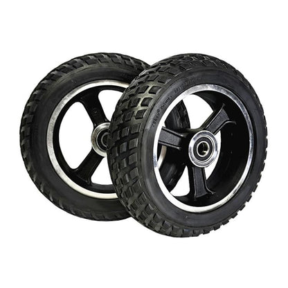 8mm 6inch Electrical Scooter Trolley Wheel 6 x 2 Solid Tires Whole Aluminum Wheels by bashfashion