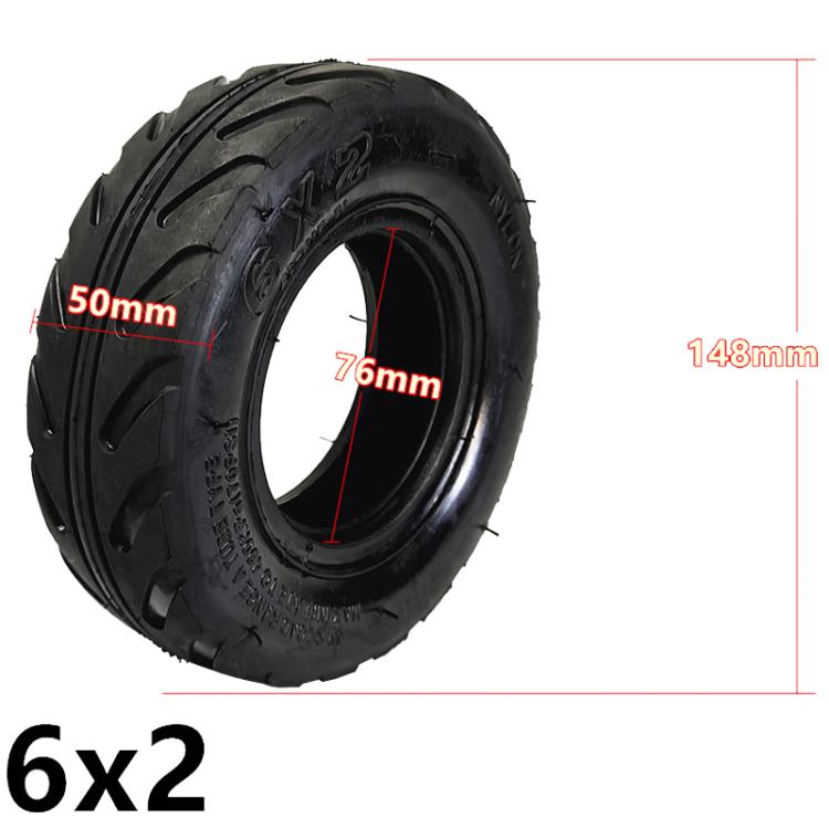 6 x 2 Thickened 6 inch Electrical Scooter Tire Accessories, Style: Inner Tire by bashfashion