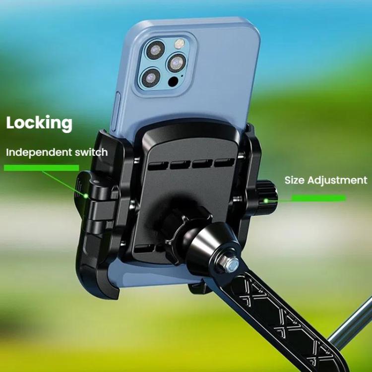 Kewig Motorcycle Bicycle Non-Blocking Mobile Phone Camera Navigation Bracket(M8SP-C1) by Kewig
