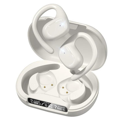 M200 Open-Ear Wireless Bluetooth Headphones Ear-Hook Earphone Waterproof Earpieces(Skin Color) by bashfashion