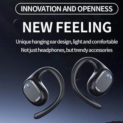 M200 Open-Ear Wireless Bluetooth Headphones Ear-Hook Earphone Waterproof Earpieces(White) by bashfashion
