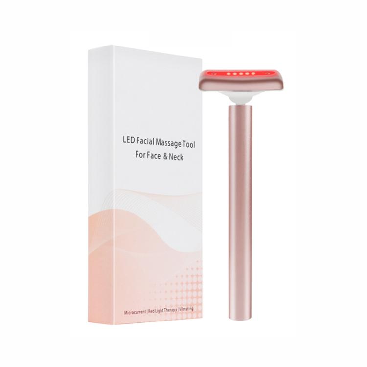 Red Light Facial Wand Eye Neck Massager With Vibrating for Lifting, Dark Circle Reduction(Fairy Pink) by bashfashion