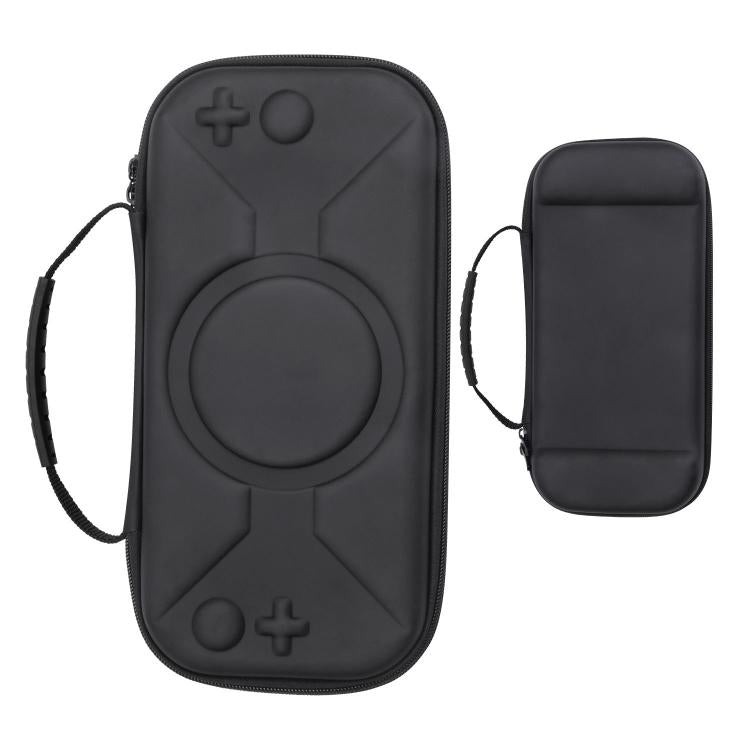 For Nintendo Switch 2 Storage Bag Portable O-Pattern Handbag(PU Black) by bashfashion