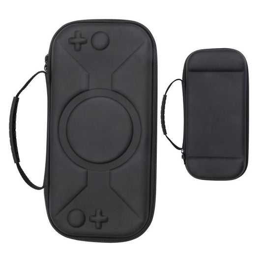 For Nintendo Switch 2 Storage Bag Portable O-Pattern Handbag(PU Black) by bashfashion