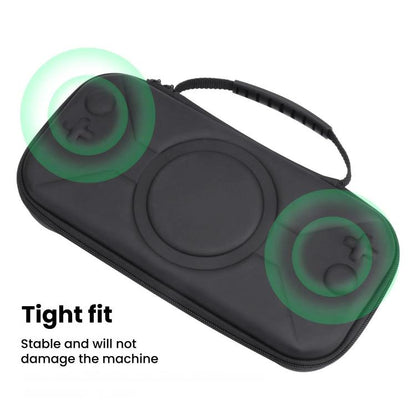 For Nintendo Switch 2 Storage Bag Portable O-Pattern Handbag(PU Black) by bashfashion