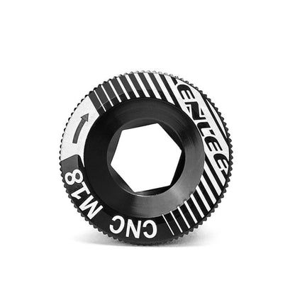 ENLEE Aluminum Bicycle Crank Cover Crank Screws, Color: M18 Black by ENLEE