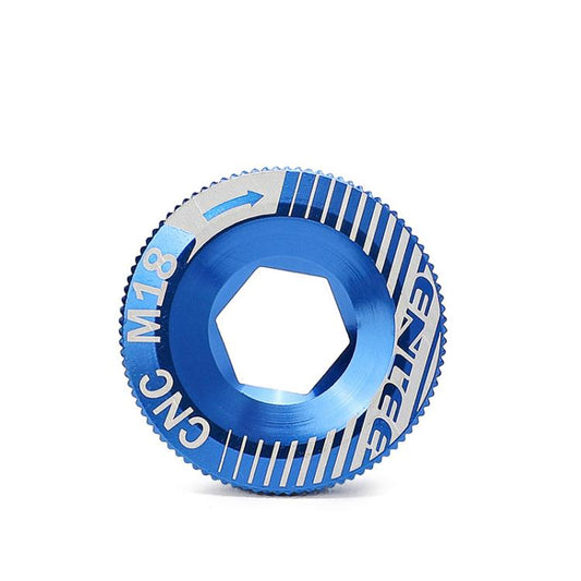 ENLEE Aluminum Bicycle Crank Cover Crank Screws, Color: M18 Blue by ENLEE