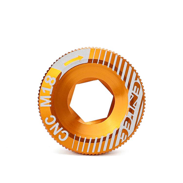 ENLEE Aluminum Bicycle Crank Cover Crank Screws, Color: M18 Gold by ENLEE