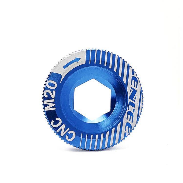 ENLEE Aluminum Bicycle Crank Cover Crank Screws, Color: M20 Blue by ENLEE