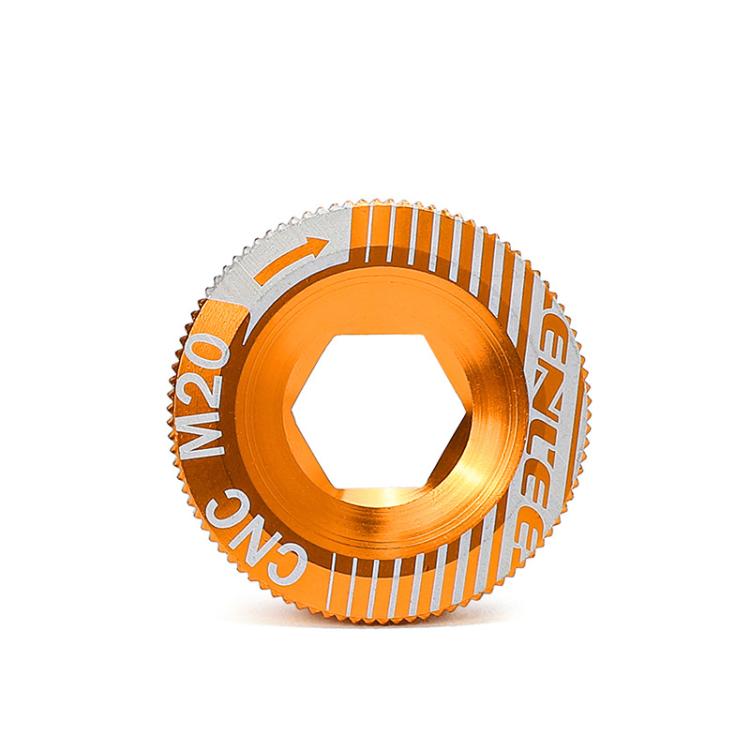 ENLEE Aluminum Bicycle Crank Cover Crank Screws, Color: M20 Gold by ENLEE