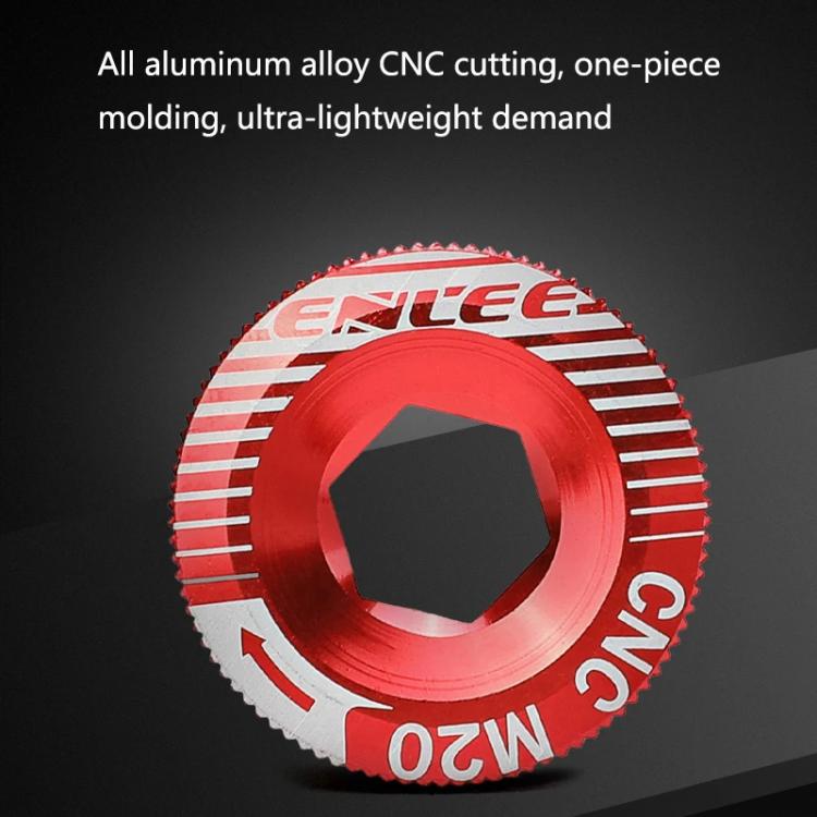 ENLEE Aluminum Bicycle Crank Cover Crank Screws, Color: M20 Gold by ENLEE