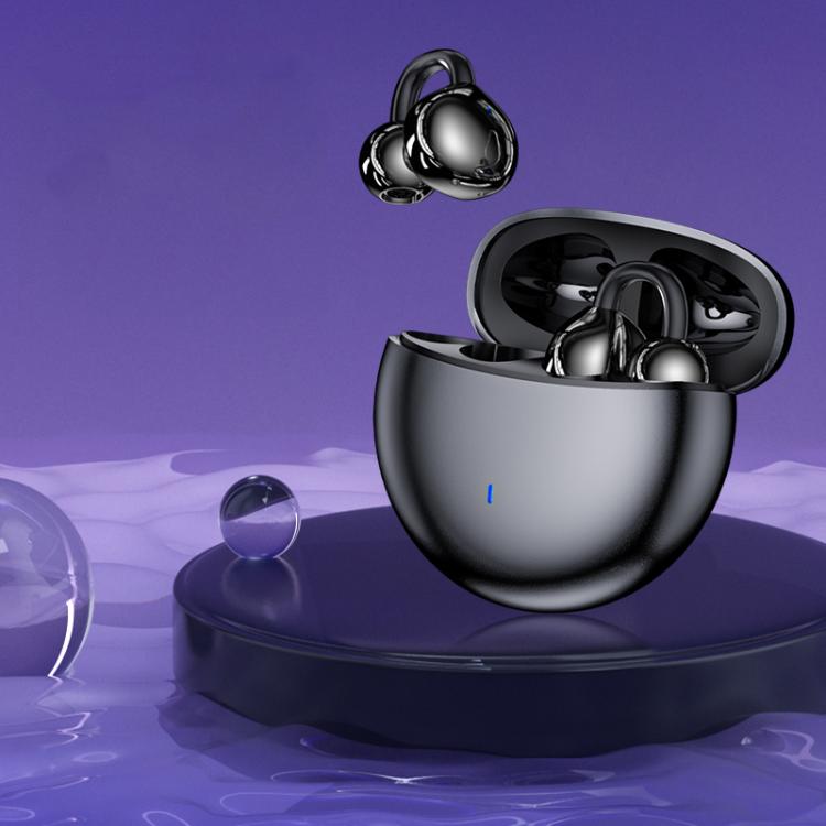 M300 Mini Invisible Clip-On Wireless Bluetooth Earbuds with Active Noise Reduction(Black) by bashfashion