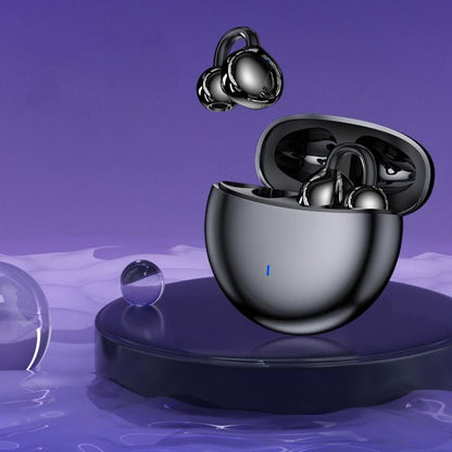 M300 Mini Invisible Clip-On Wireless Bluetooth Earbuds with Active Noise Reduction(Black) by bashfashion