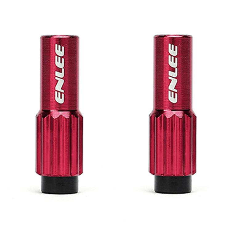 ENLEE Mountain Road Bicycle Shift Center Trim Screws 4mm Cable Brake Cable Adjustment Screw(Red) by ENLEE