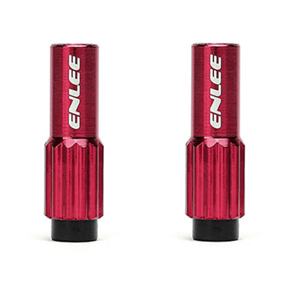 ENLEE Mountain Road Bicycle Shift Center Trim Screws 4mm Cable Brake Cable Adjustment Screw(Red) by ENLEE