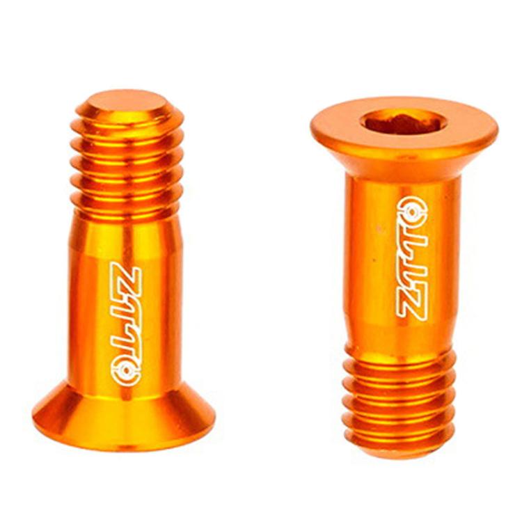 2pcs ZTTO Bicycle Rear Derailleur Sprocket Screws M5 Modified Road Mountain Derailleur Guide Wheel(Orange) by ZTTO