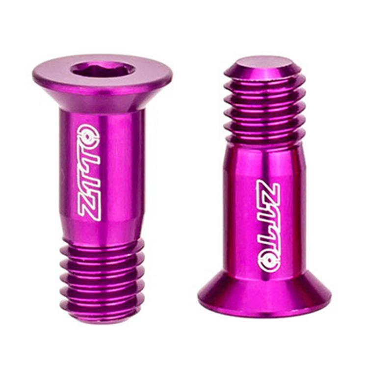 2pcs ZTTO Bicycle Rear Derailleur Sprocket Screws M5 Modified Road Mountain Derailleur Guide Wheel(Purple) by ZTTO