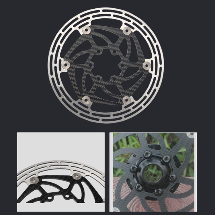 RACEWORK Ultra-light Floating Six-pin Bicycle Disc Brake Pads, Spec: 180mm by RACEWORK