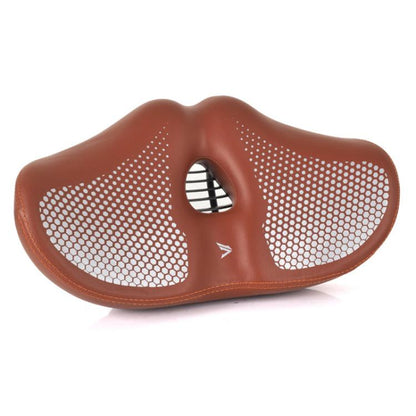 FMFXTRA Thickened Bicycle Saddle Mountain Bike Shaped Saddle, Color: Brown by FMFXTRA